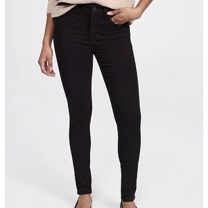 Madewell Curvy Love High Rise Black Skinny Jean, size 26